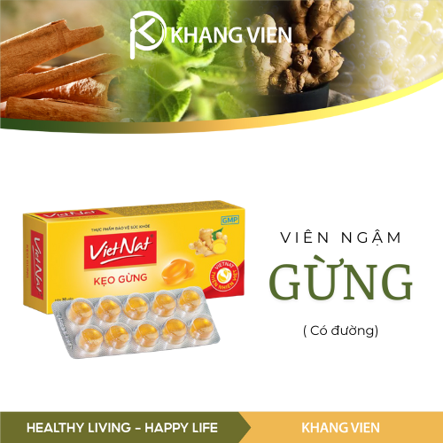 Viên ngậm gừng 30